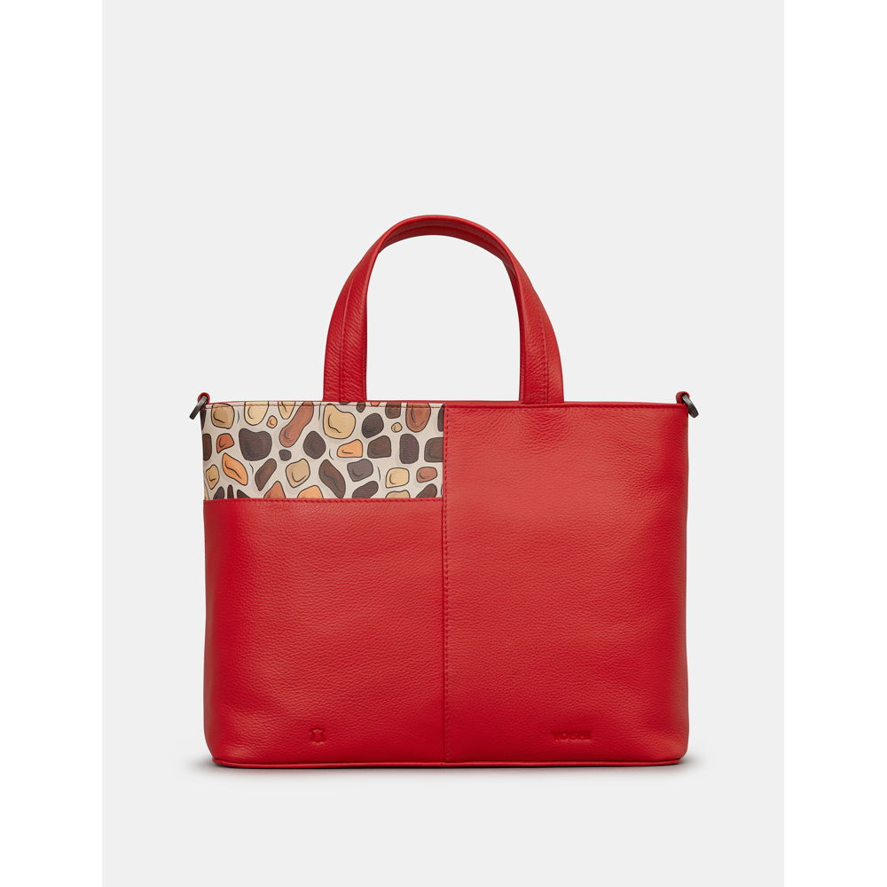 Yoshi Mothers Pride Red Leather Grab Bag