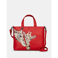 Yoshi Mothers Pride Red Leather Grab Bag