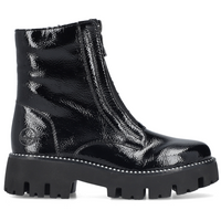 Rieker Y3351-00 (Freedom) Black Patent Boots