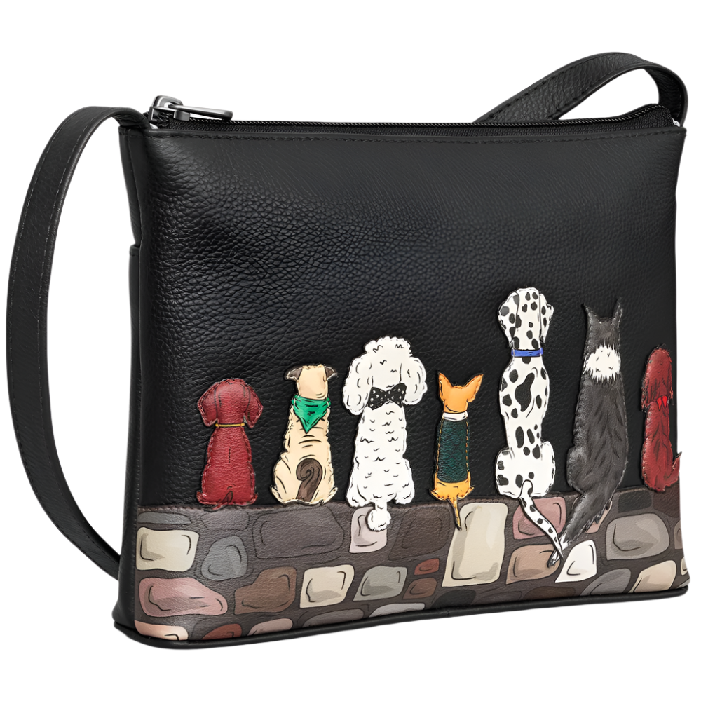 Yoshi Bark To Bark Parker Leather Cross Body Bag