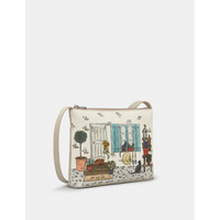 Yoshi Country Cottage Leather Cross Body Bag