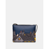 Yoshi Stargazing Cats Leather Cross Body Bag