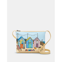 Yoshi Seaside Memories Sand Leather Cross Body Bag