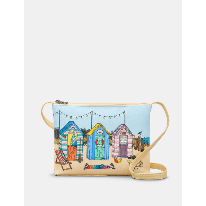 Yoshi Seaside Memories Sand Leather Cross Body Bag