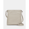 Yoshi Bryant Warm Grey Leather Cross Body Bag