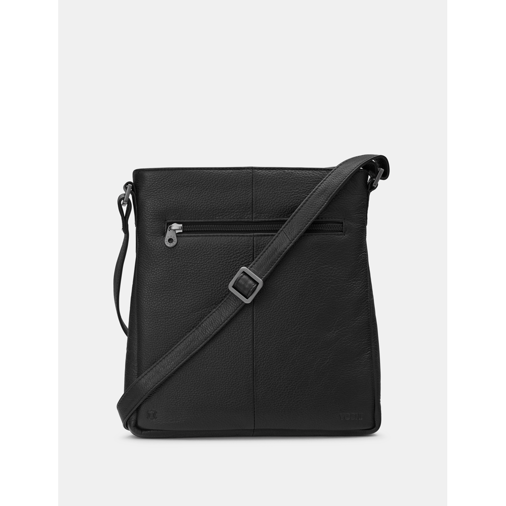 Yoshi Bryant Black Leather Cross Body Bag