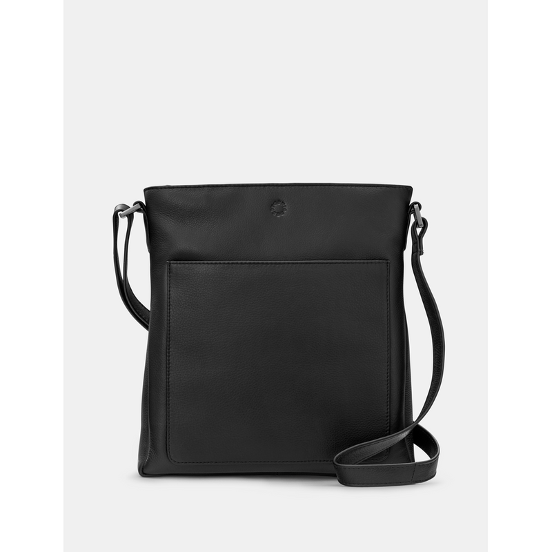 Yoshi Bryant Black Leather Cross Body Bag