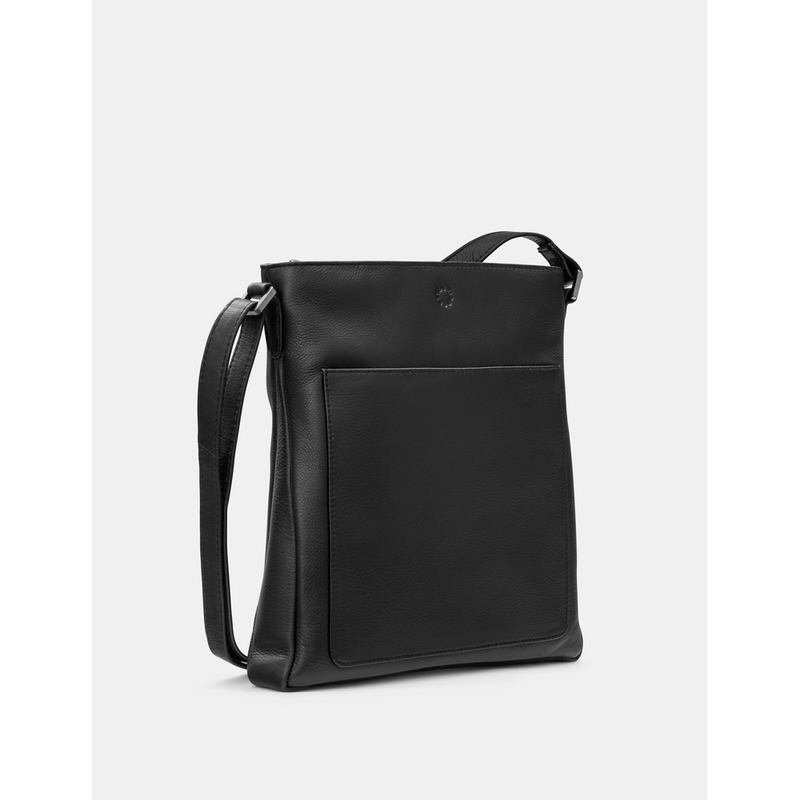 Yoshi Bryant Black Leather Cross Body Bag