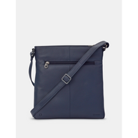 Yoshi Jane Austen Bookworm Bryant Navy Leather Cross Body Bag