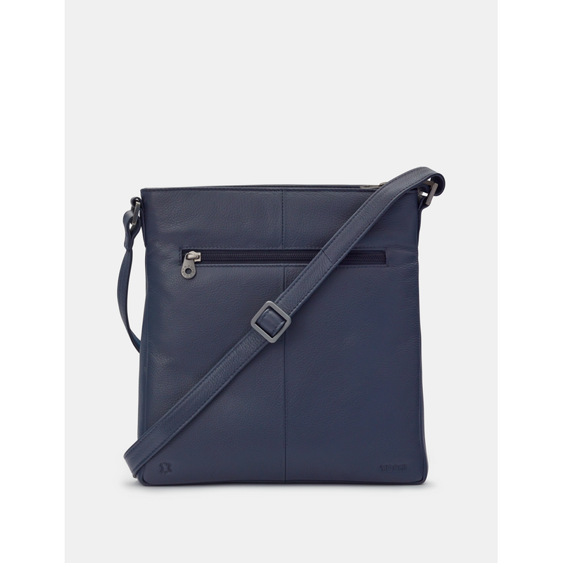 Yoshi Jane Austen Bookworm Bryant Navy Leather Cross Body Bag