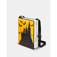 Yoshi Dracula Vegan Yellow Leather Cross Body Book Bag