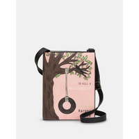 Yoshi To Kill A Mockingbird Vegan Pink Leather Cross Body Book Bag