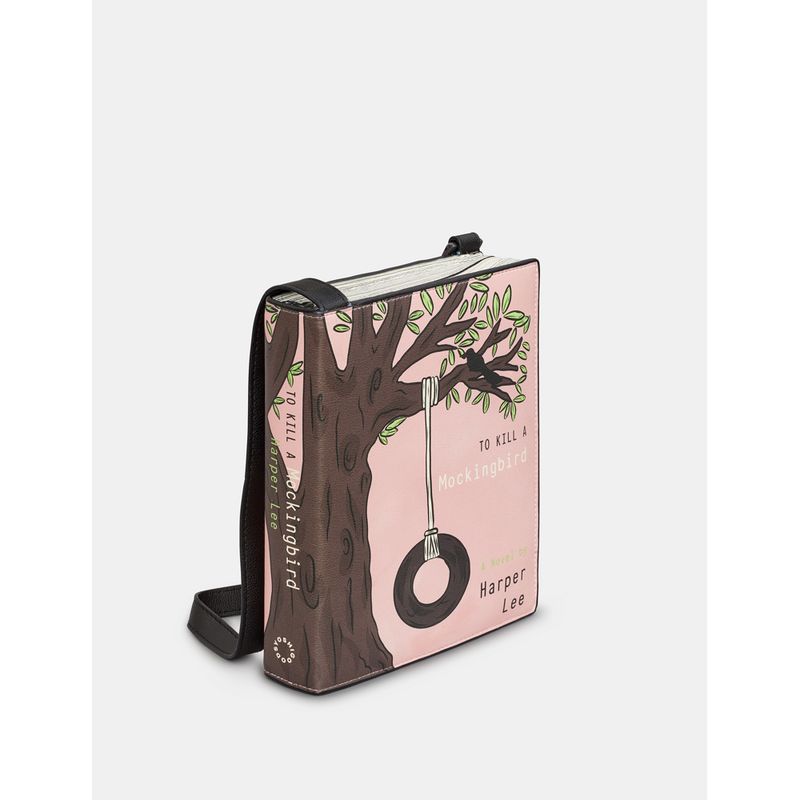 Yoshi To Kill A Mockingbird Vegan Pink Leather Cross Body Book Bag