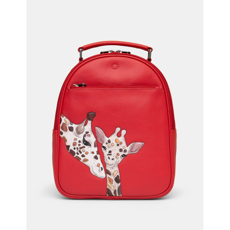 Yoshi Mother's Pride Red Leather Backpack