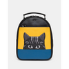 Yoshi Cat Colour Block Leather Backpack