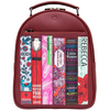 Yoshi Cherry Red Bookworm Leather Backpack