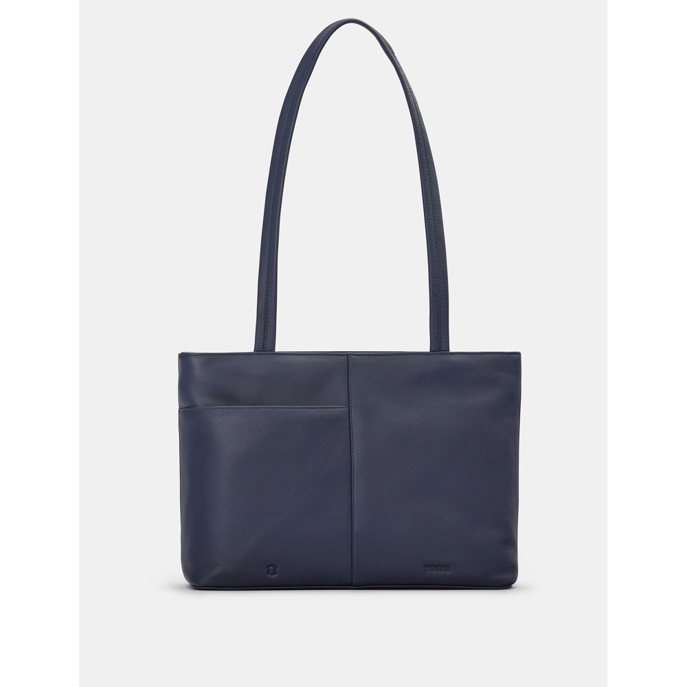 Yoshi Jane Austen Bookworm Library Navy Leather Shoulder Bag