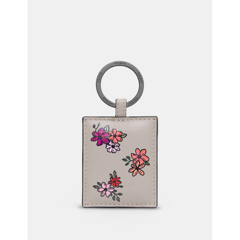 Yoshi Ditsy Floral Leather Keyring