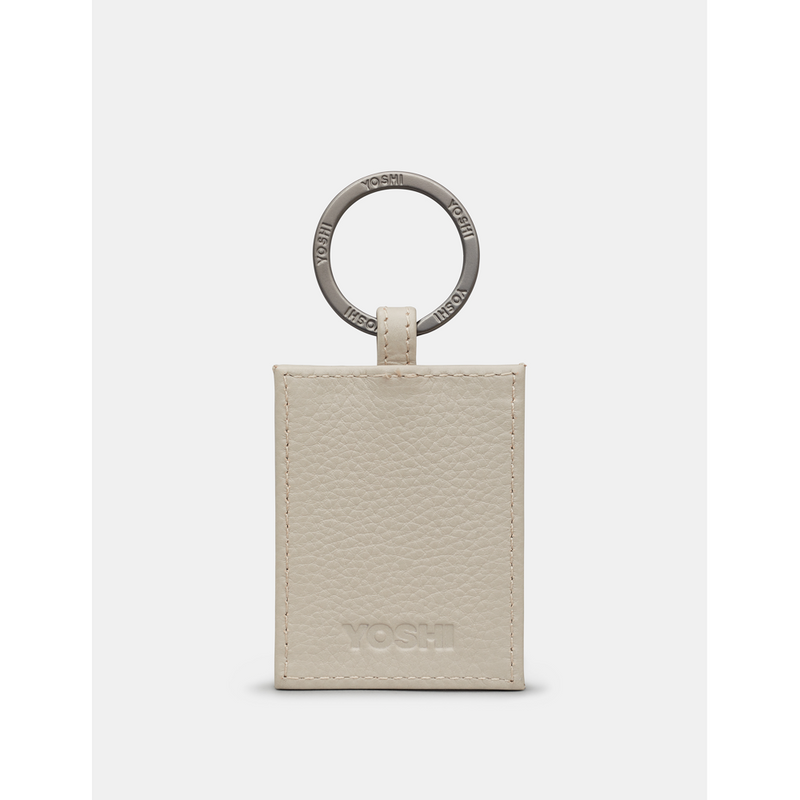 Yoshi Jane Austen Bookworm Library Warm Grey Leather Keyring