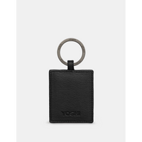 Yoshi Vegan Leather Bookworm Black Keyring