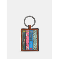 Yoshi Vegan Leather Bookworm Brown Keyring