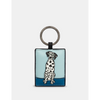 Yoshi Party Dogs Dalmation Leather Keyring