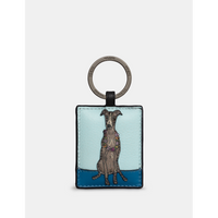 Yoshi Party Dogs Greyhound Leather Keyring