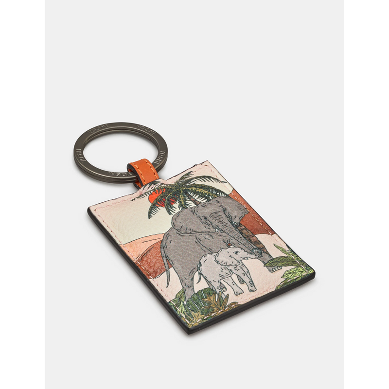 Yoshi Elephant Parade Rust Leather Keyring