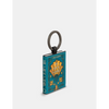 Yoshi The Great Gatsby Book Cover Vegan Teal Leather Keyring