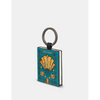 Yoshi The Great Gatsby Book Cover Vegan Teal Leather Keyring