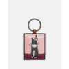 Yoshi Party Cats - Tuxedo - Brown Leather Keyring