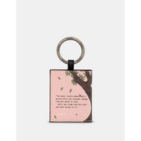 Yoshi To Kill A Mockingbird Book Cover Vegan Pink Leather Keyring