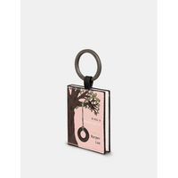 Yoshi To Kill A Mockingbird Book Cover Vegan Pink Leather Keyring