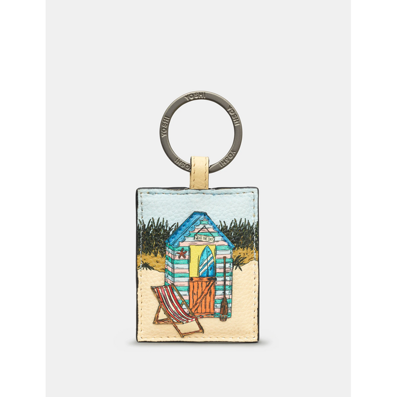 Yoshi Seaside Memories Sand Leather Keyring