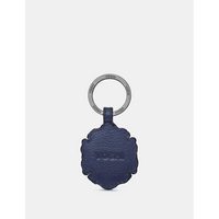 Yoshi Jane Austen Bookworm Library Silhouette Navy Leather Keyring