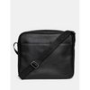 Yoshi Sci-Fi Bookworm Black Leather Messenger Bag