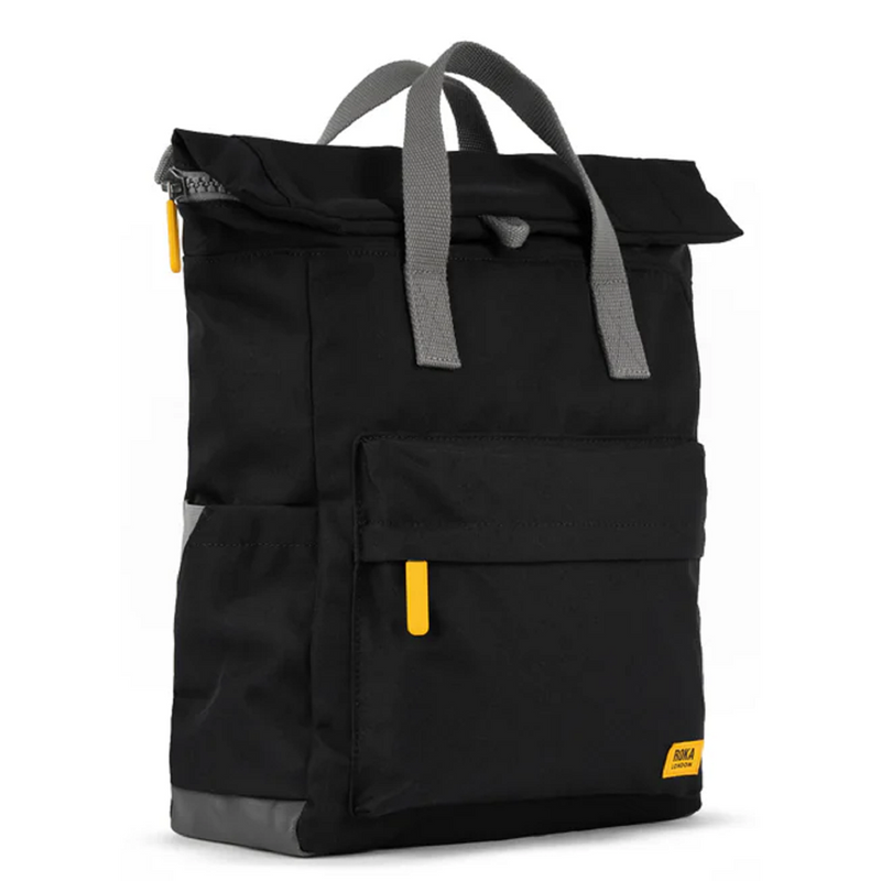 Roka Yellow Label Canfield B Recycled Canvas (Medium) Ash Bag