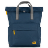 Roka Yellow Label Canfield B Recycled Canvas (Medium) Deep Blue Bag