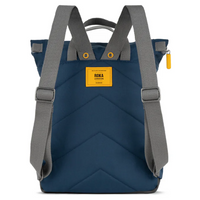 Roka Yellow Label Canfield B Recycled Canvas (Medium) Deep Blue Bag