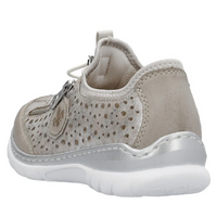 Rieker L32P6-90 (York) Ice Rose Metallic Shoes