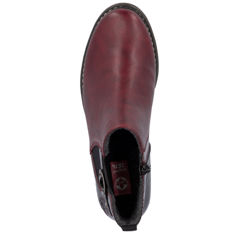 Rieker Z4965-35 (Stacey) Bordeaux Boots