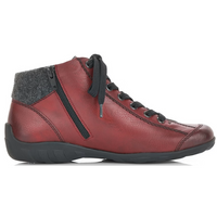 Rieker L6543-35 (Zipa) Red Combination Boots