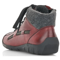 Rieker L6543-35 (Zipa) Red Combination Boots