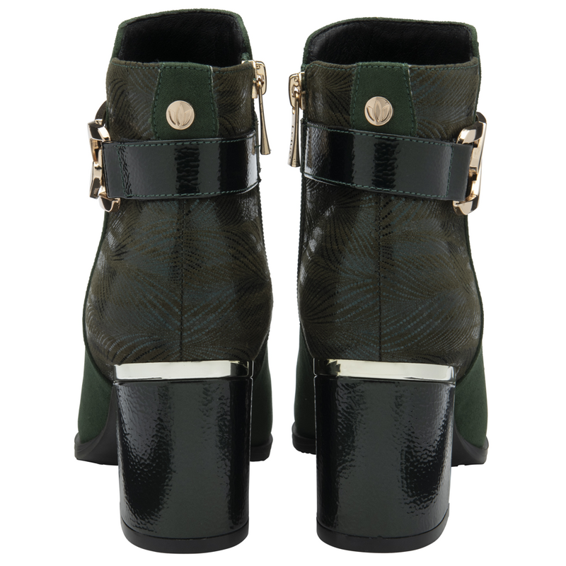 Lotus Adelaide Green Ankle Boots