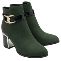 Lotus Adelaide Green Ankle Boots