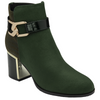 Lotus Adelaide Green Ankle Boots