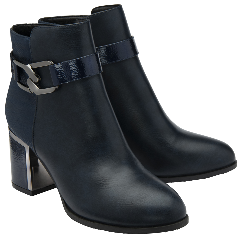 Lotus Adelaide Navy Ankle Boots