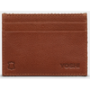 Yoshi Highland Cow Blue Harris Tweed Leather Card Holder