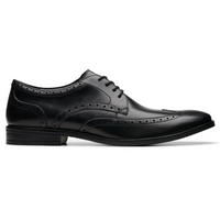 Clarks Brandon Limit Black Shoes