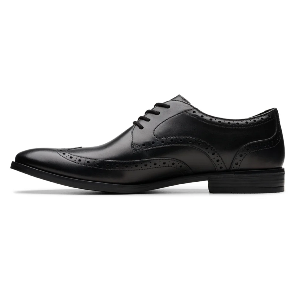 Clarks Brandon Limit Black Shoes